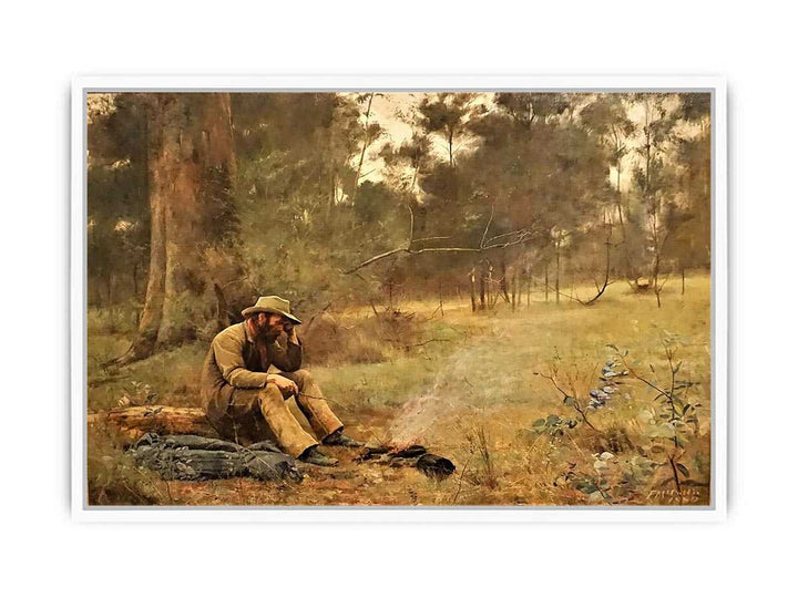 Down on his Luck Framed Print