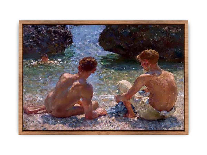 The Critics, by Henry Scott Tuke  Poster