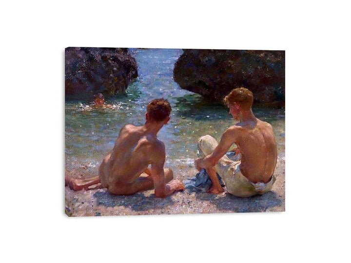 The Critics, by Henry Scott Tuke  Painting