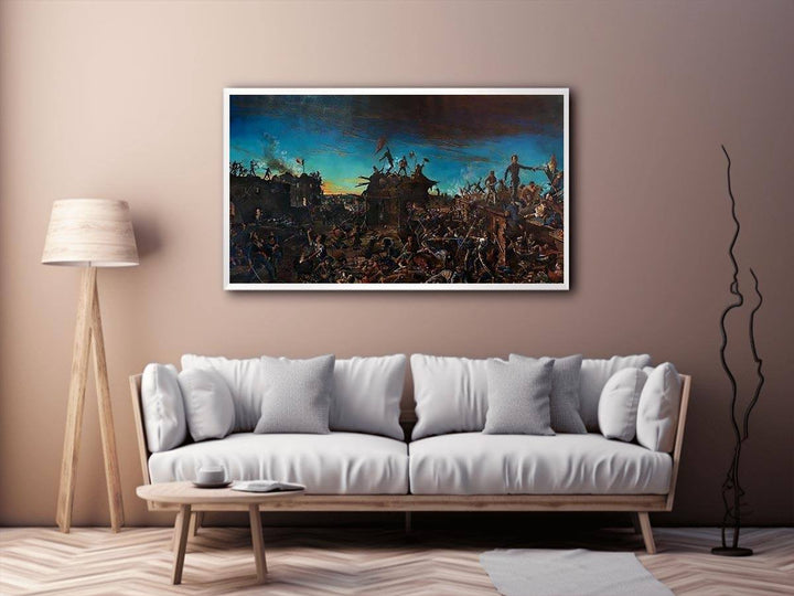 Dawn at the Alamo  Painting