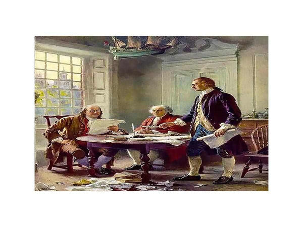 Writing the Declaration of Independence in 1776