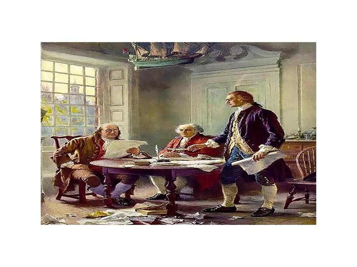 Writing the Declaration of Independence in 1776