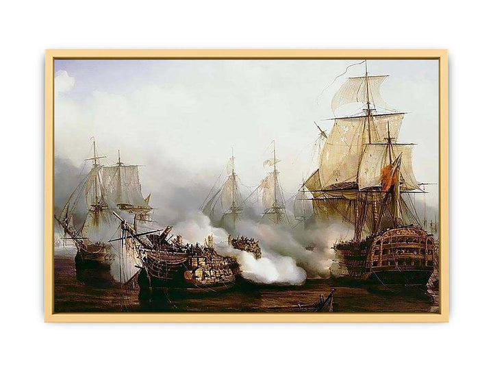 Battle of Trafalgar Streched canvas