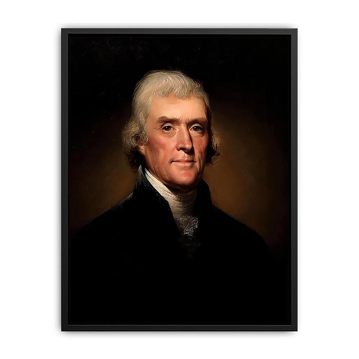 Portrait of Thomas Jefferson Canvas Print
