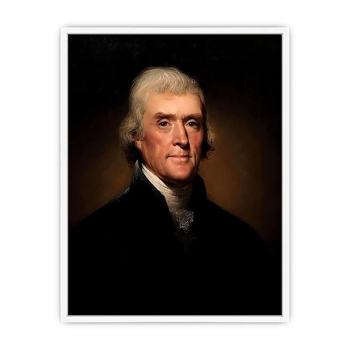 Portrait of Thomas Jefferson Framed Print