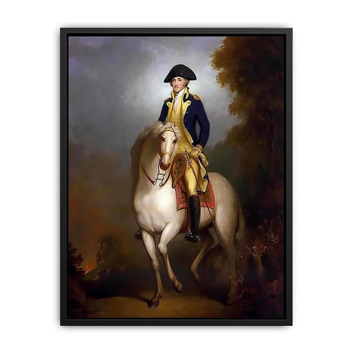 Equestrian Portrait of George Washington Canvas Print
