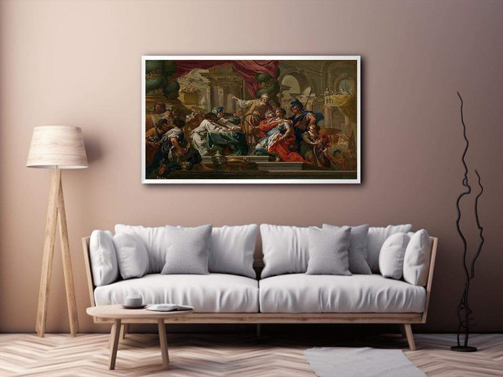 Alexander the Great in the Temple of Jerusalem  Painting
