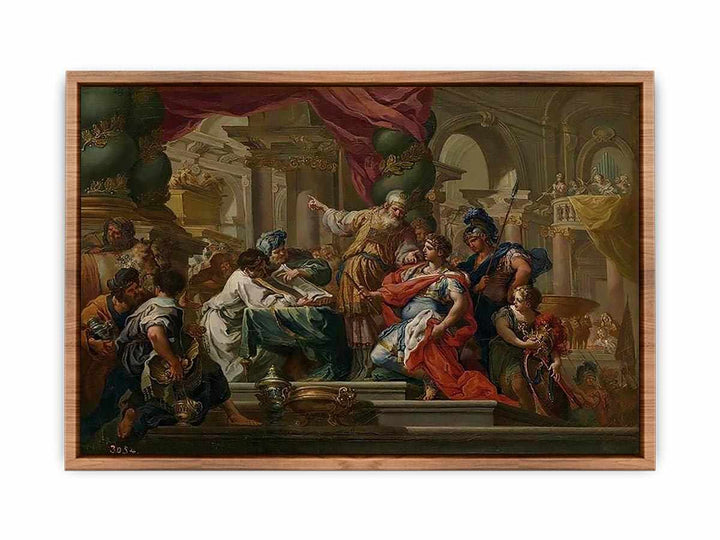 Alexander the Great in the Temple of Jerusalem  Poster