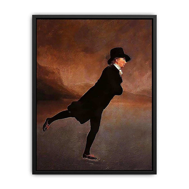 The Reverend Robert Walker skating on Duddingston Loch Canvas Print
