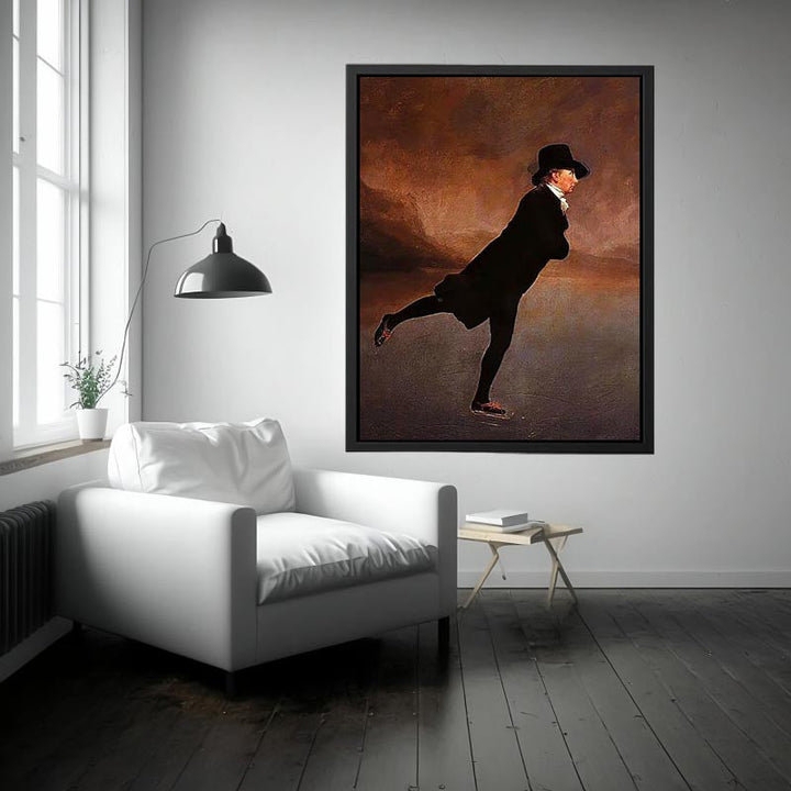 The Reverend Robert Walker skating on Duddingston Loch Painting