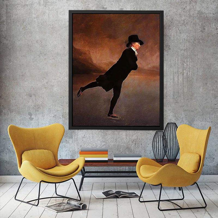 The Reverend Robert Walker skating on Duddingston Loch  Painting