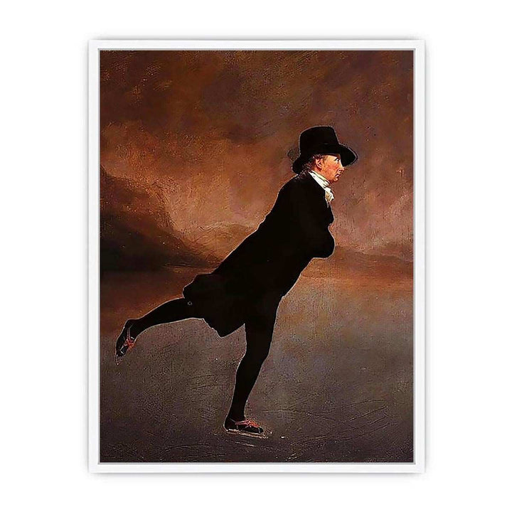 The Reverend Robert Walker skating on Duddingston Loch Framed Print