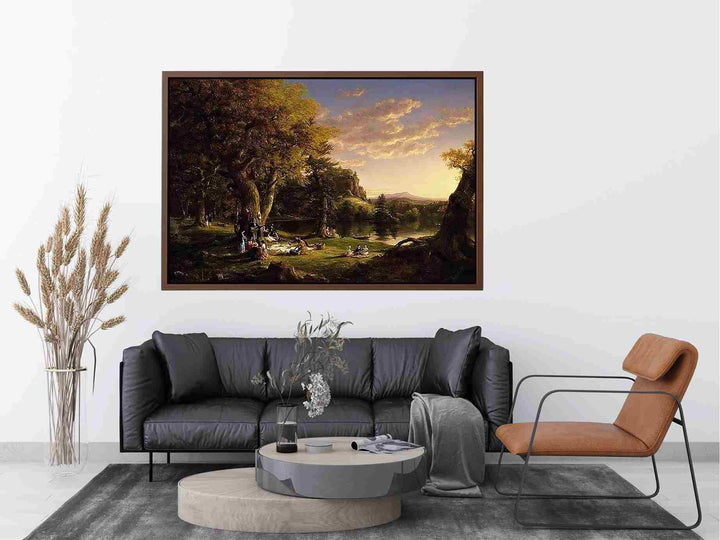 The Picnic by Thomas Cole Painting