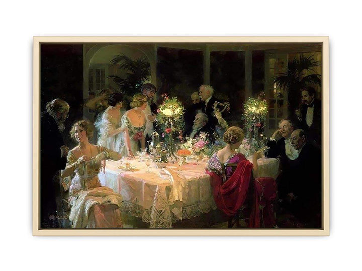 The Dinner Party  Art Print