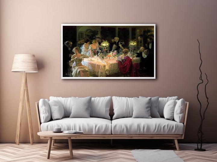 The Dinner Party  Painting