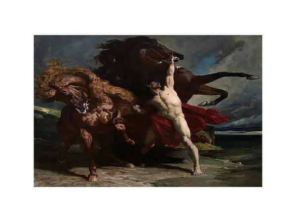Automedon with the horse of Achilles
