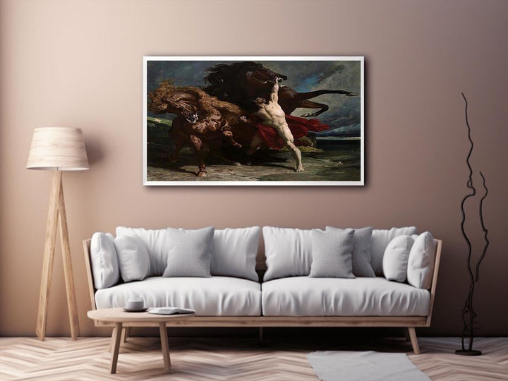 Automedon with the horse of Achilles  Painting