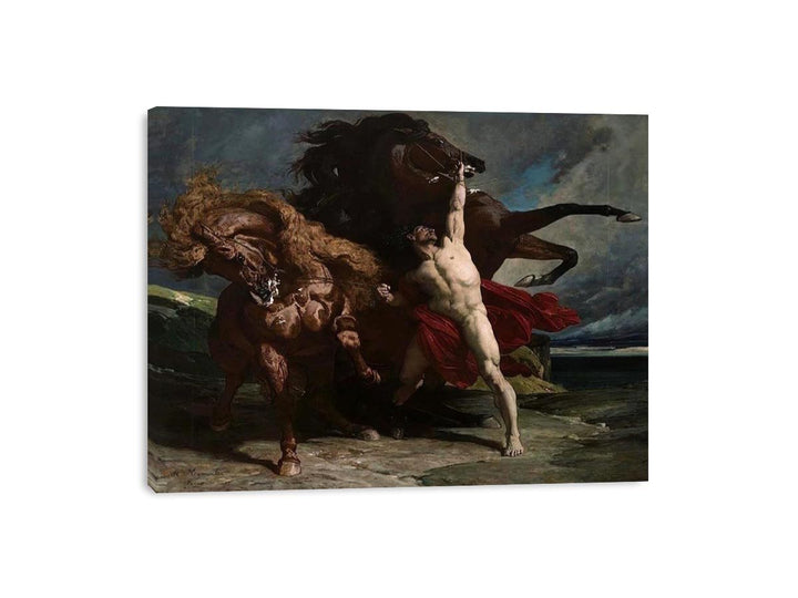 Automedon with the horse of Achilles  Painting