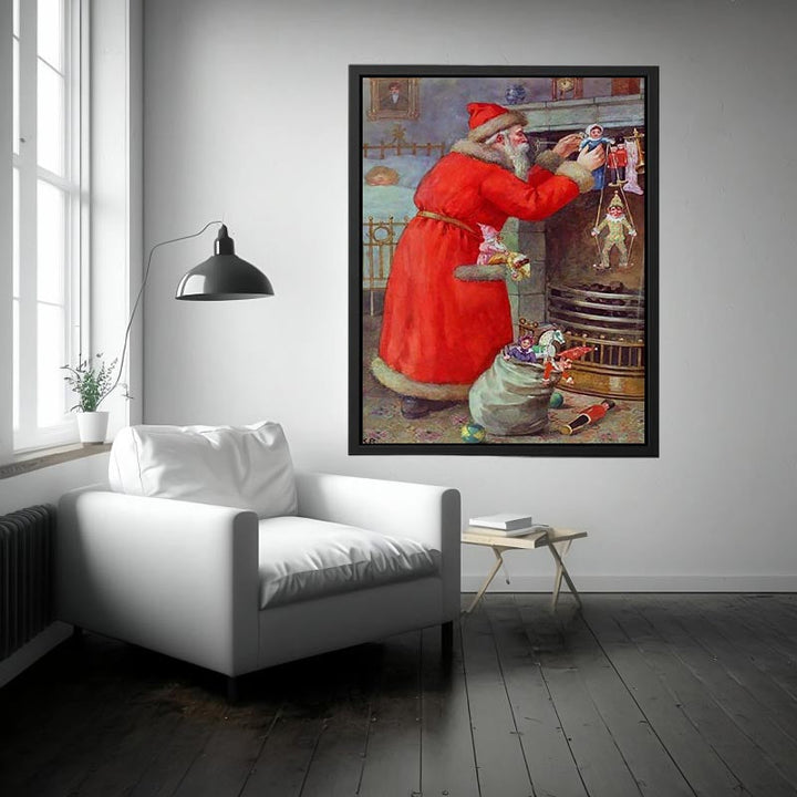 Father Christmas Painting