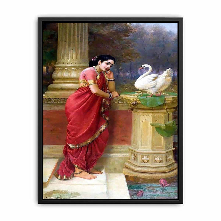 Hamsa Damayanthi Canvas Print