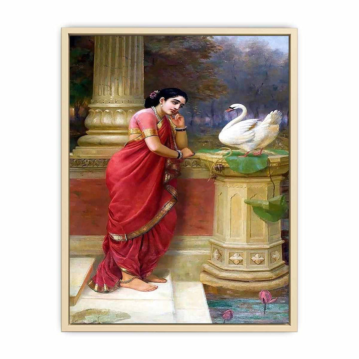 Hamsa Damayanthi  Art Print