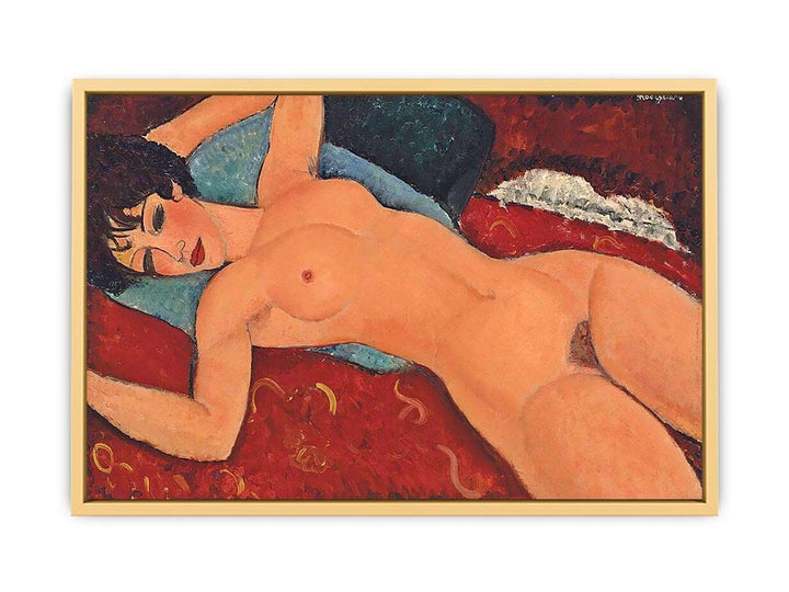 The Nude Sdraiato by Modigliani  Streched canvas