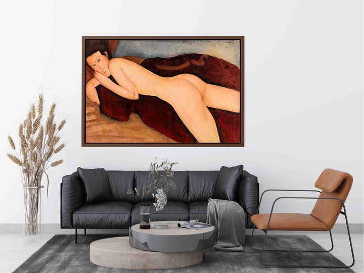 Reclining Nude by Modigliani  Painting