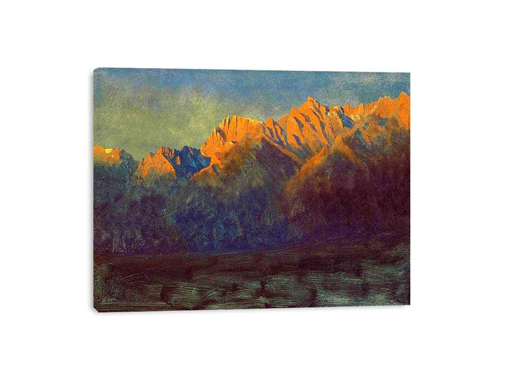 Sunrise in Sierras By Albert Birštadt Painting