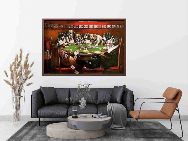 Poker Sympathy by  Cassius Marcellus Coolidge Painting