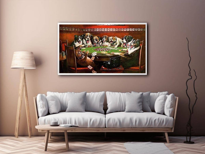 Poker Sympathy by  Cassius Marcellus Coolidge  Painting