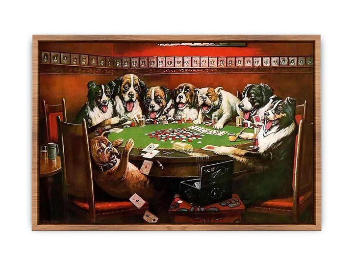 Poker Sympathy by  Cassius Marcellus Coolidge  Poster