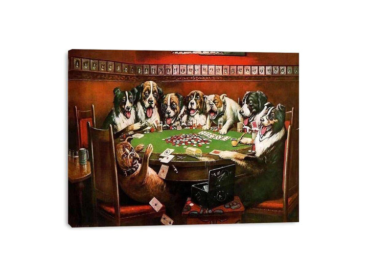Poker Sympathy by  Cassius Marcellus Coolidge  Painting