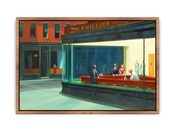 Nighthawks Painting  Poster