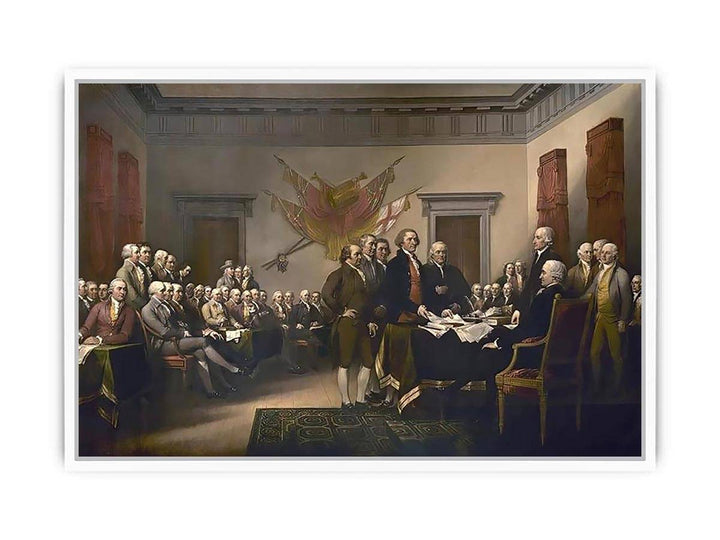 The Declaration of Independence Framed Print