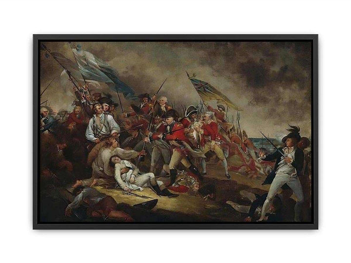 The Death of General Warren at the Battle of Bunker Hill on 17 June 1775 Canvas Print