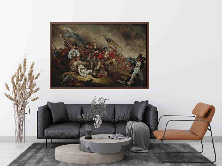 The Death of General Warren at the Battle of Bunker Hill on 17 June 1775 Painting