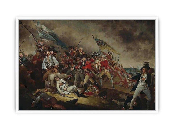 The Death of General Warren at the Battle of Bunker Hill on 17 June 1775 Framed Print