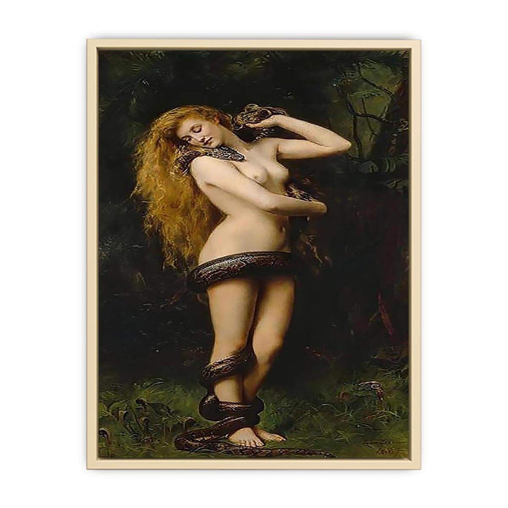 Lilith Painting by John Collier  Art Print