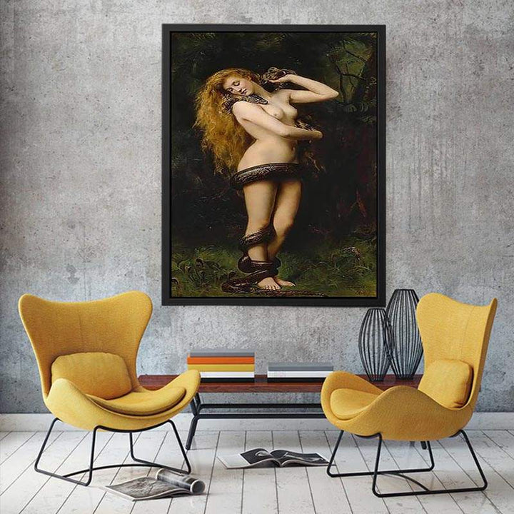 Lilith Painting by John Collier  Painting