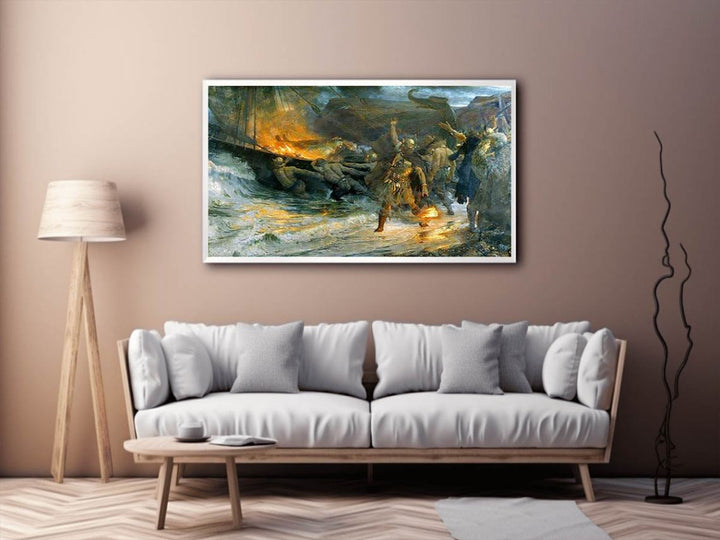 Funeral of a Viking  Painting