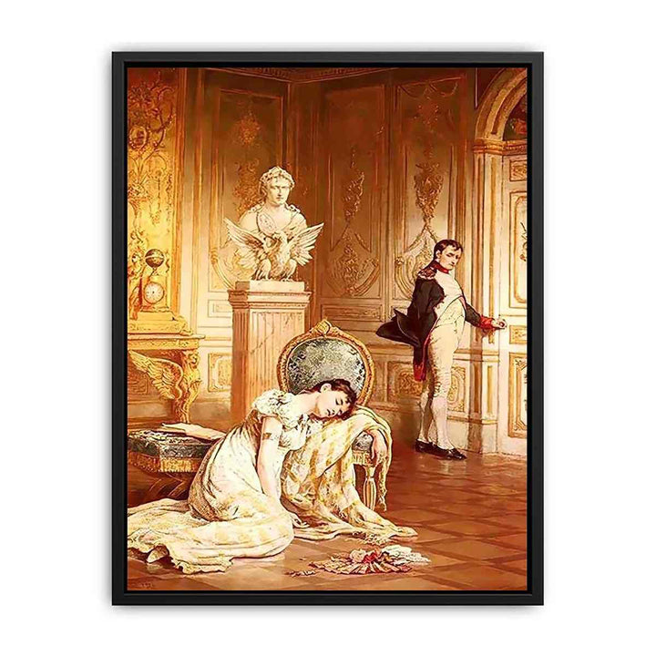 Napoleon's Farewell To Josephine (or My Destiny And France Demand It) Canvas Print