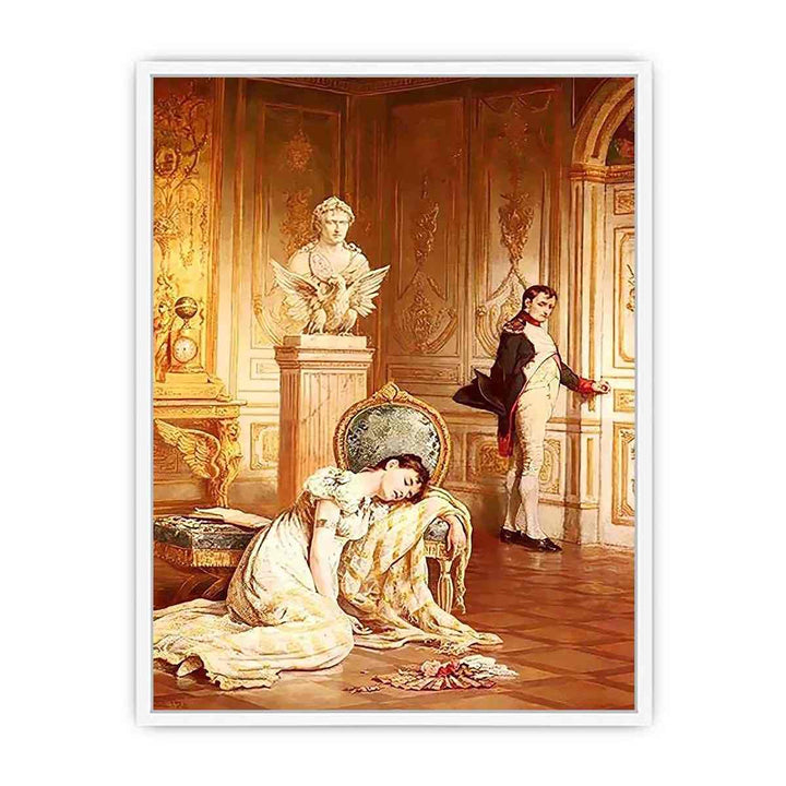 Napoleon's Farewell To Josephine (or My Destiny And France Demand It) Framed Print