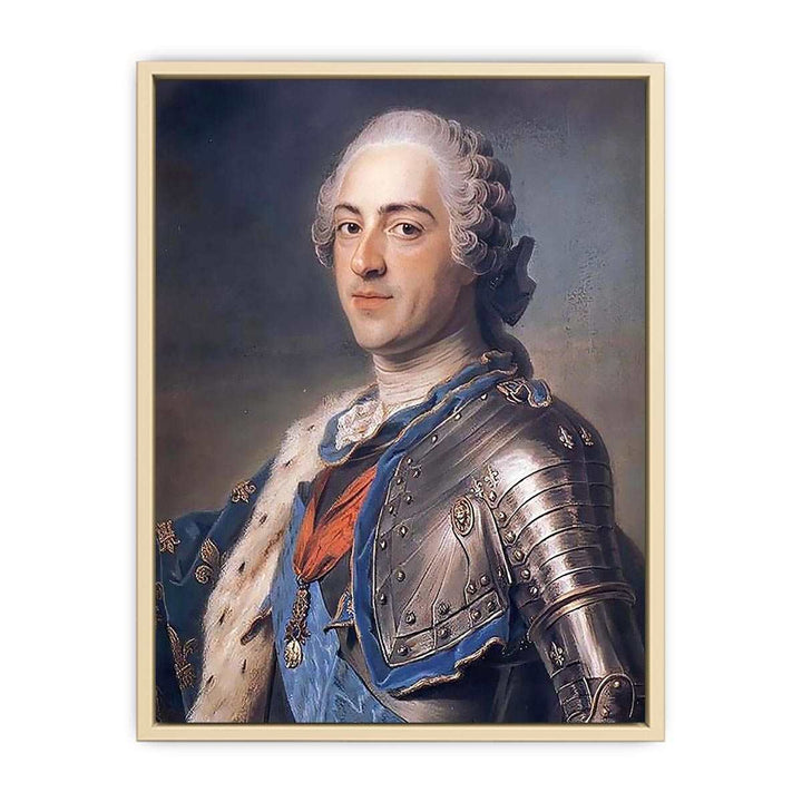 Portrait of King Louis XV  Art Print