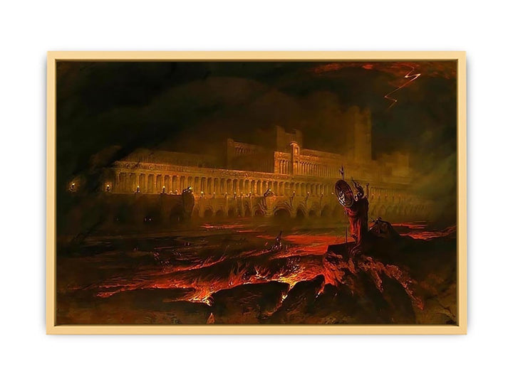 Pandemonium Painting Streched canvas