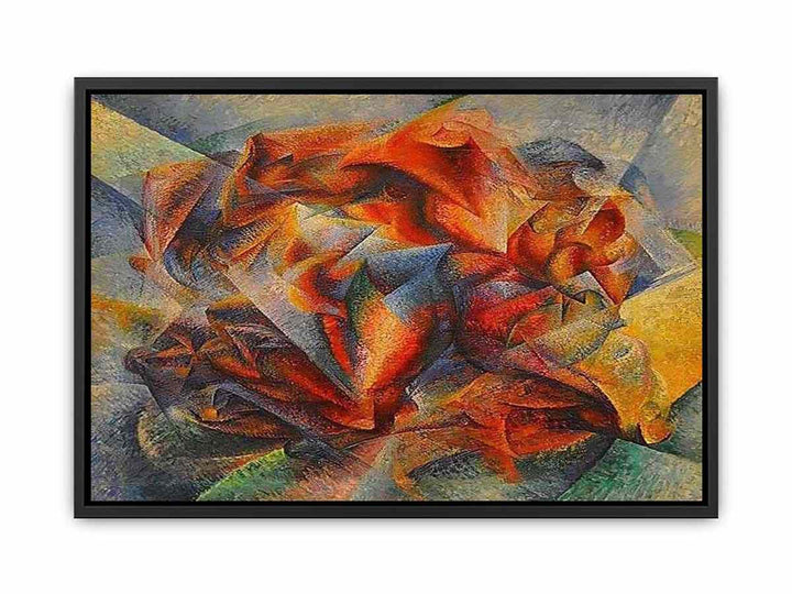 Dynamism of a Soccer Player Canvas Print