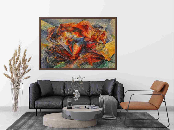 Dynamism of a Soccer Player Painting