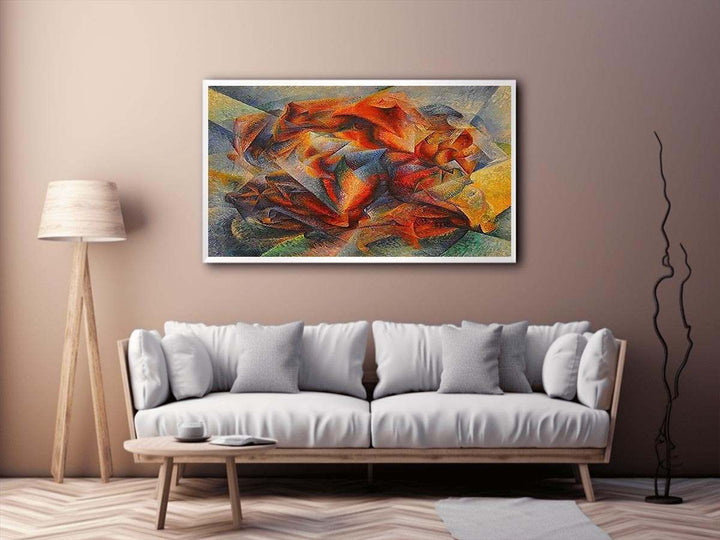Dynamism of a Soccer Player  Painting