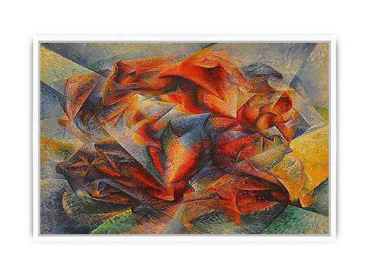 Dynamism of a Soccer Player Framed Print