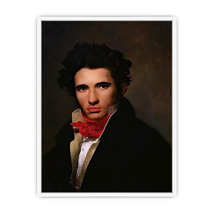 Self Portrait  LÉON COGNIET Framed Print