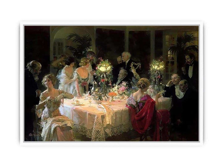 The End of Dinner Framed Print